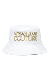 Versace Jeans Couture Kapelusz 78VAZK04 Biały. Kolor: biały. Materiał: bawełna, materiał