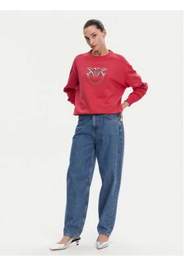 Pinko - PINKO Bluza Nelly 100534 A2G8 Czerwony Regular Fit. Kolor: czerwony. Materiał: bawełna
