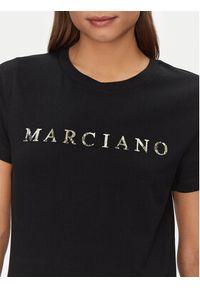 Marciano Guess T-Shirt 5GGI00 6008A Czarny Slim Fit. Kolor: czarny. Materiał: bawełna