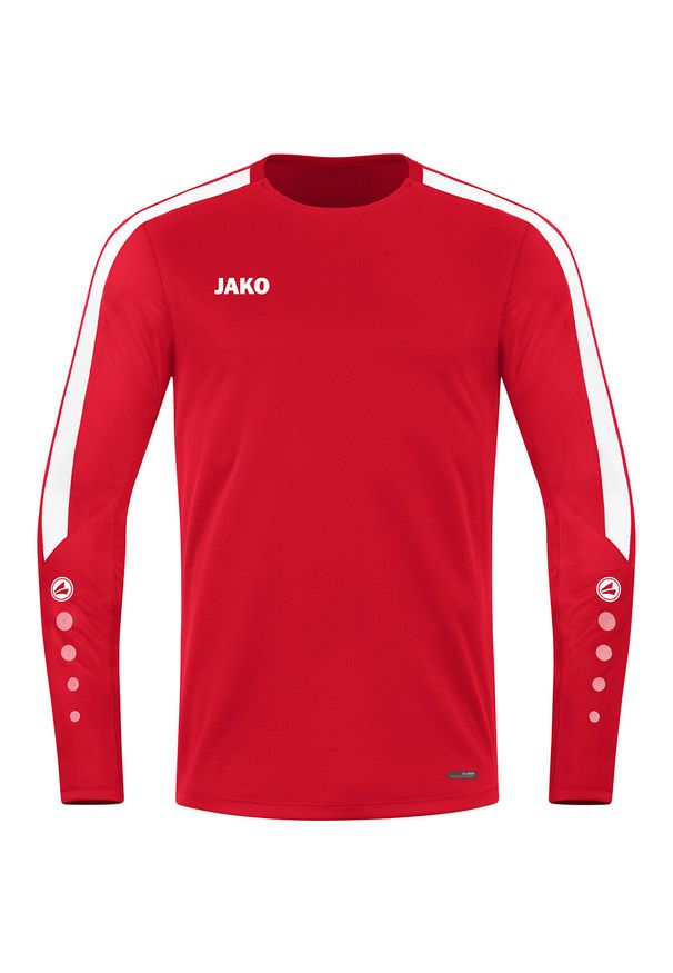 Dziecięca bluza dresowa Jako Power. Kolor: czerwony. Materiał: dresówka. Długość rękawa: długi rękaw