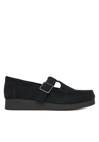 Clarks Półbuty WallabeeEVOBar 26183153 Czarny. Kolor: czarny. Materiał: zamsz, skóra