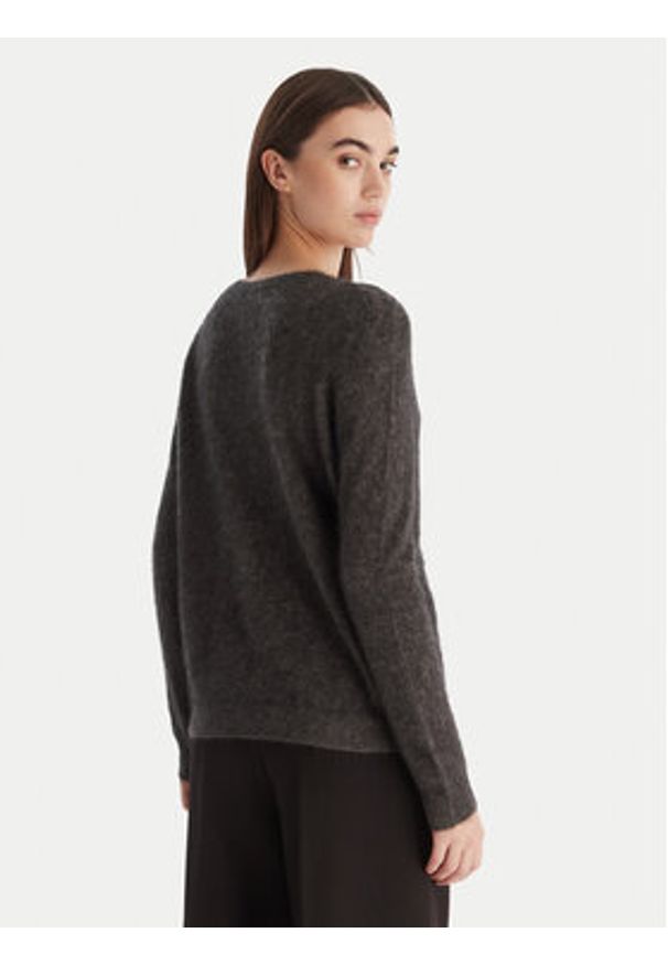 Dixie Sweter M833Y042A Szary Regular Fit. Kolor: szary. Materiał: wełna