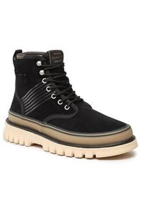 GANT - Kozaki Gant - Nebrada 25643362 Black G00. Kolor: czarny. Materiał: zamsz, skóra. Szerokość cholewki: normalna #1
