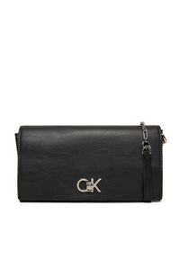 Calvin Klein Torebka Ck Mini Conv Chain Bag K60K612806 Czarny. Kolor: czarny. Materiał: skórzane