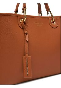 Emporio Armani Torebka EW000360 AF12103 M6030 Brązowy. Kolor: brązowy. Materiał: skórzane
