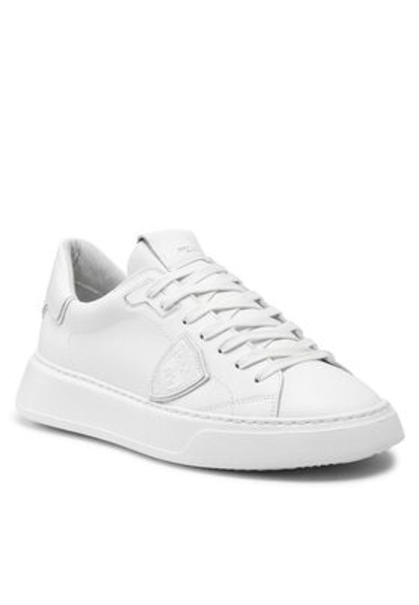 Philippe Model Sneakersy Temple BTLU V001 Biały. Kolor: biały. Materiał: skóra