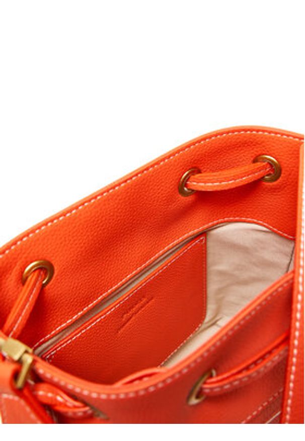 Pinko - PINKO Torebka SECCHIELLO MINI 104303 A29Q L84Q Czerwony. Kolor: czerwony. Materiał: skórzane