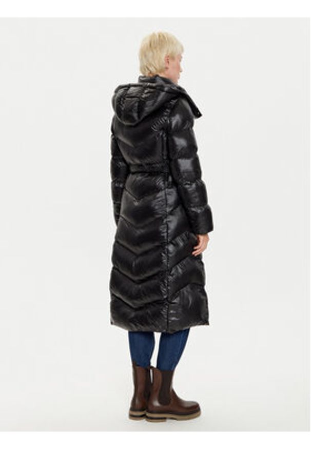 BOSS Płaszcz zimowy Pamaxi3 50524624 Czarny Regular Fit. Kolor: czarny. Materiał: syntetyk. Sezon: zima