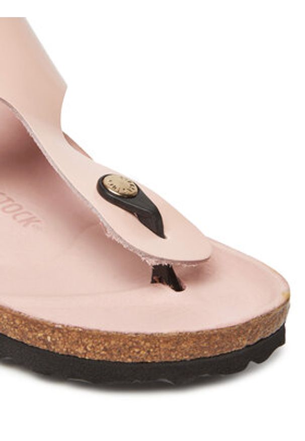 Birkenstock Japonki Gizeh Buckle He 1029484 Różowy. Kolor: różowy. Materiał: skóra