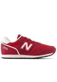 Buty New Balance YC373XY2 - czerwone. Okazja: na co dzień. Kolor: czerwony. Materiał: guma, materiał, syntetyk. Szerokość cholewki: normalna. Model: New Balance 373 #1
