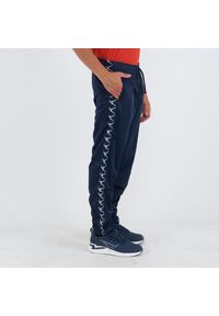 ELPLAYER - Spodnie sportowe z acetatu Pym. Kolor: niebieski. Materiał: dresówka, guma. Styl: sportowy #1