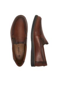 Rieker Półbuty B2352-24 Brązowy. Kolor: brązowy. Materiał: materiał #4