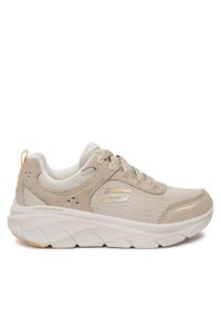 skechers - Skechers Sneakersy D'Lux Walker 2.0 150108/TPOR Czarny. Kolor: czarny. Materiał: materiał #1