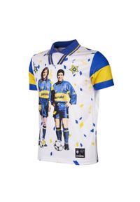 COPA FOOTBALL - Koszulka Piłkarska Dla Dorosły - Maradona x COPA Oficjalna Bootleg - Biała. Kolor: biały. Sport: piłka nożna #1