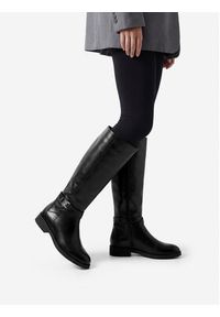 Nine West Kozaki CEO-NAJAT-01 Czarny. Kolor: czarny. Materiał: materiał #2