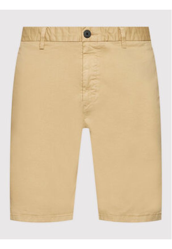 Hugo Szorty materiałowe David222SD 50471182 Beżowy Slim Fit. Kolor: beżowy. Materiał: bawełna, materiał
