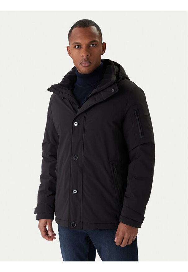 Bugatti Kurtka przejściowa 673413-61031 Czarny Regular Fit. Kolor: czarny. Materiał: syntetyk