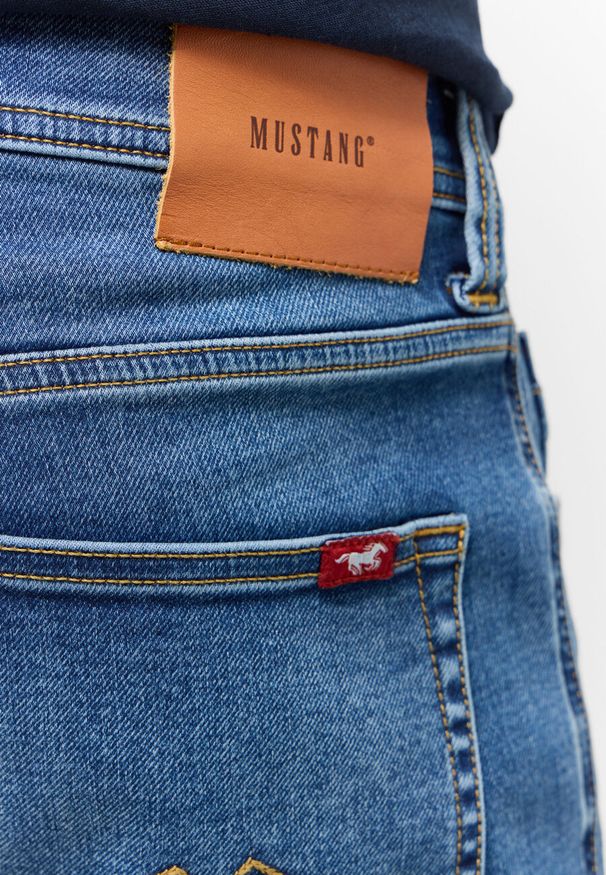 Mustang - MUSTANG OREGON SLIM MĘSKIE SPODNIE JEANSOWE JEANSY DŻINSY DENIM BLUE 1015547 5000 501