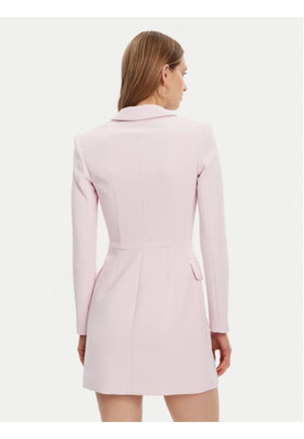 Elisabetta Franchi Sukienka koktajlowa AB-734-51E2-V600 Różowy Regular Fit. Kolor: różowy. Materiał: syntetyk. Styl: wizytowy