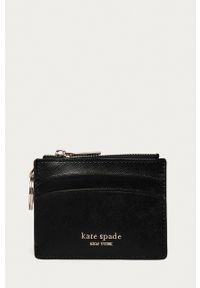 Kate Spade - Portfel skórzany. Kolor: czarny. Materiał: skóra. Wzór: gładki #1