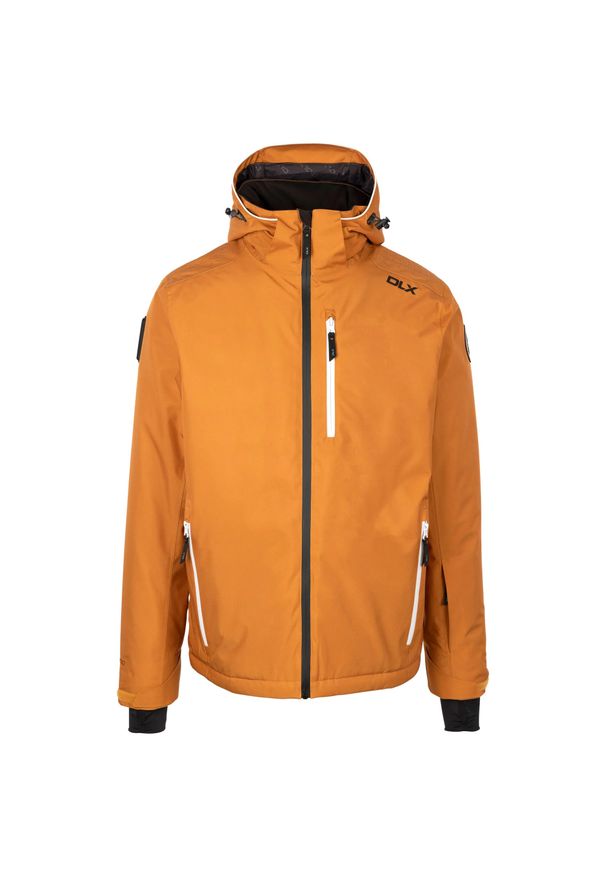 TRESPASS - Męska Kurtka Narciarska Graham DLX. Kolor: czerwony, wielokolorowy, pomarańczowy. Sezon: zima. Sport: narciarstwo