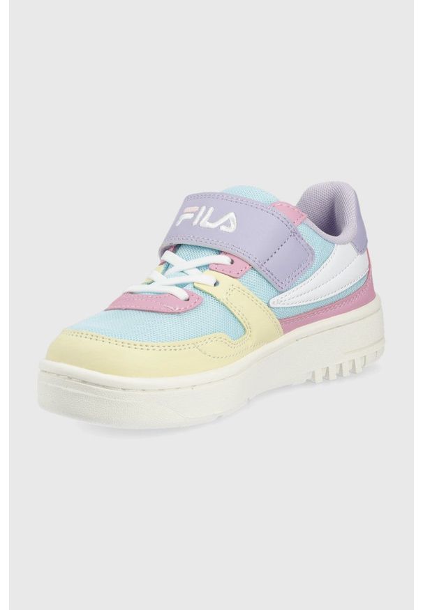 Fila sneakersy dziecięce Fxventuna M Velcro. Nosek buta: okrągły. Zapięcie: rzepy. Materiał: guma. Obcas: na platformie