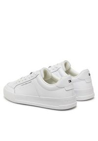 TOMMY HILFIGER - Tommy Hilfiger Sneakersy Th Court Mix Lth FM0FM05489 Biały. Kolor: biały. Materiał: skóra