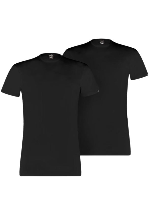 Koszulka męska Puma Basic 2p Crew Tee. Kolor: szary, czarny, wielokolorowy. Sport: bieganie