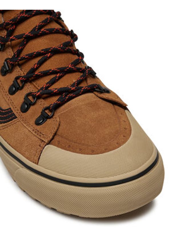 Vans Sneakersy Sk8-Hi DR Waterproof MTE VN000CVRN1Z1 Brązowy. Kolor: brązowy. Materiał: skóra, zamsz. Model: Vans SK8