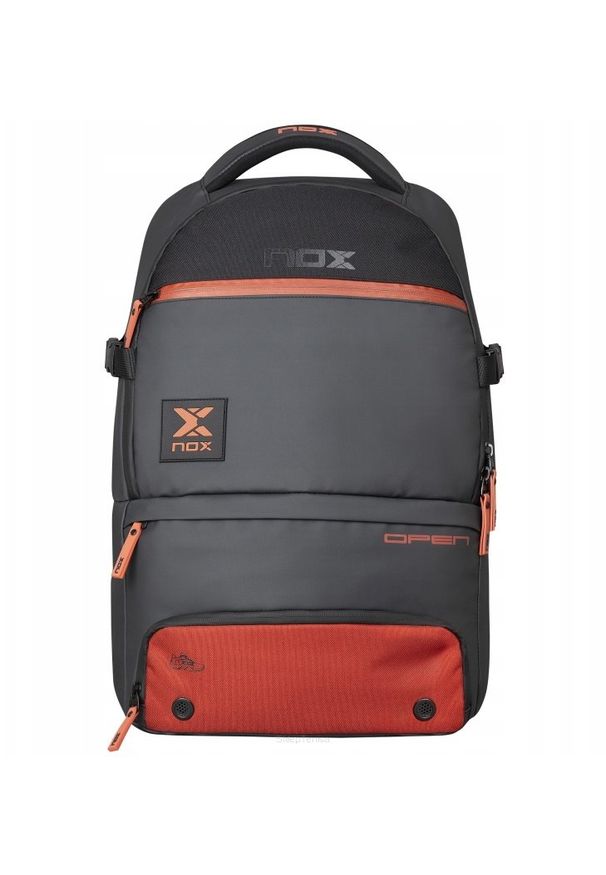 NOX - Plecak Plecak Nox Luxury Open Czarno-Czerwony 30L. Kolor: czerwony, czarny, wielokolorowy