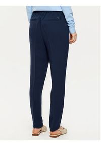 TOMMY HILFIGER - Tommy Hilfiger Chinosy WW0WW45450 Granatowy Slim Fit. Kolor: niebieski. Materiał: syntetyk #3