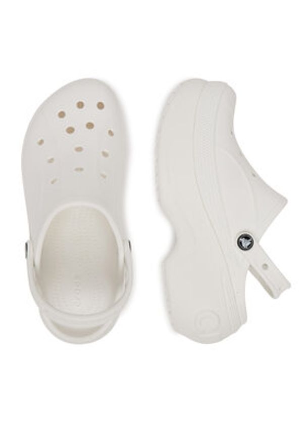 Crocs Klapki BELLA CLOG 210062-100 Biały. Kolor: biały