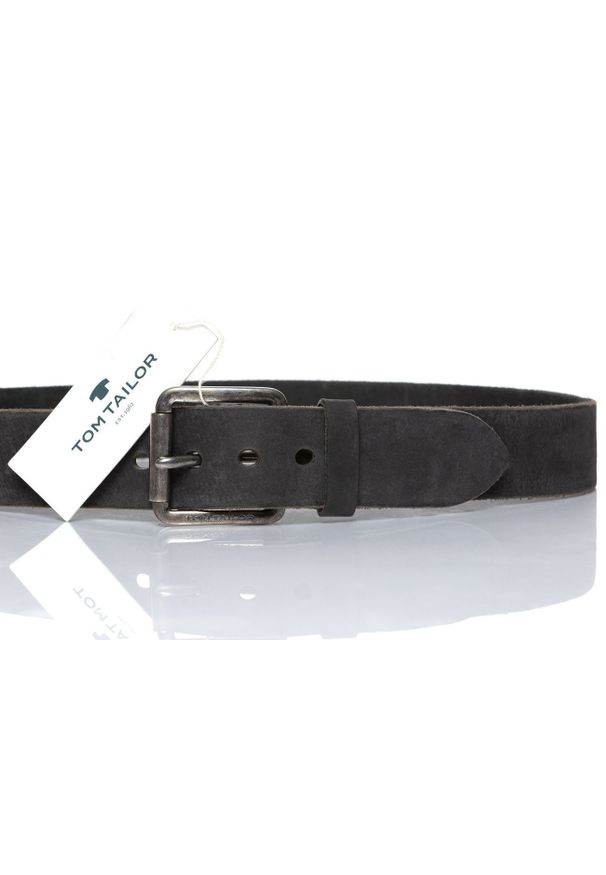Tom Tailor - TOM TAILOR PASEK SKÓRZANY SOPO-TT424 0790 45 mm Ledergürtel RO 2724. Materiał: skóra. Wzór: paski. Styl: klasyczny, elegancki, casual