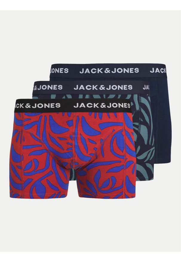 Jack & Jones - Jack&Jones Komplet 3 par bokserek 12260064 Kolorowy. Materiał: bawełna. Wzór: kolorowy