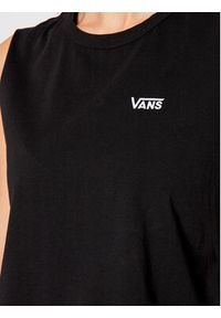 Vans Top Junior V Muscle Crop VN0A4DNG Czarny Cropped Fit. Kolor: czarny. Materiał: bawełna #3