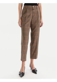 Liu Jo Spodnie materiałowe MF5157 T4335 P9002 Brązowy Regular Fit. Kolor: brązowy. Materiał: syntetyk