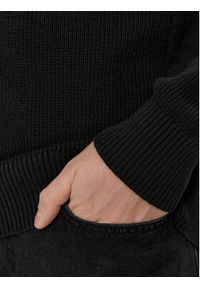 Calvin Klein Jeans Sweter Monologo J30J324599 Czarny Regular Fit. Kolor: czarny. Materiał: bawełna