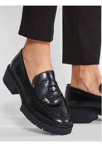 Coach Loafersy Leah Loafer CB990 Czarny. Kolor: czarny. Materiał: skóra