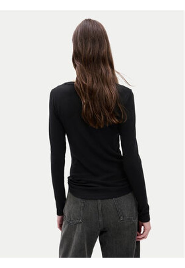 GAP - Gap Bluzka 540609-03 Czarny Slim Fit. Kolor: czarny. Materiał: bawełna