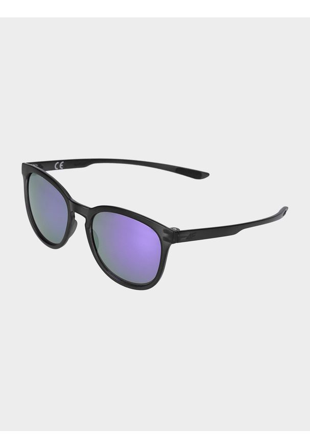 4f - Okulary przeciwsłoneczne z powłoką REVO. Kolor: czarny