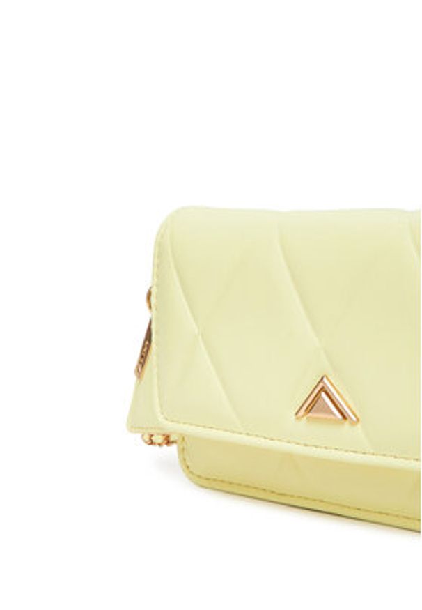 Aldo Torebka Fititall 14009802 Żółty. Kolor: żółty. Materiał: skórzane