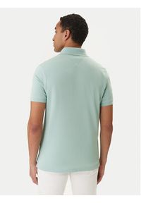 TOMMY HILFIGER - Tommy Hilfiger Polo 1985 MW0MW17770 Zielony Regular Fit. Typ kołnierza: polo. Kolor: zielony. Materiał: bawełna #2