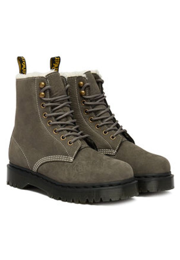 Dr. Martens Trzewiki 1460 Pascal Bex Fl DM41419020 Szary. Kolor: szary. Materiał: zamsz, skóra