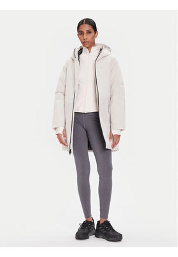 Jack Wolfskin Kurtka zimowa Frost Haven A65091 Beżowy Regular Fit. Kolor: beżowy. Materiał: syntetyk. Sezon: zima