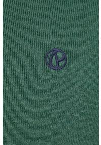 Pepe Jeans kardigan męski kolor zielony. Okazja: na co dzień. Kolor: zielony. Materiał: dzianina. Styl: casual #2