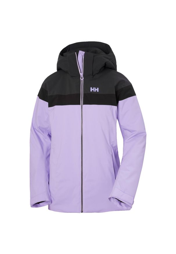 Damska kurtka narciarska Helly Hansen Motionista Lifaloft. Kolor: fioletowy. Sezon: zima. Sport: narciarstwo