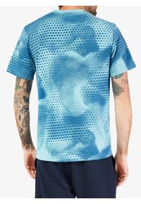 FOX - Koszulka rowerowa męska Fox Aop SS Tech Tee. Kolor: niebieski