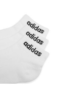 Adidas - adidas Zestaw 3 par niskich skarpet unisex 3-Pack HT3457 Biały. Kolor: biały. Materiał: materiał #3