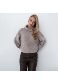 Mohito - Sweter z bufiastymi rękawami - Fioletowy. Kolor: fioletowy #1