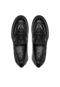 AGL Loafersy Celeste Matelasse D756033PGKA0761013 Czarny. Kolor: czarny. Materiał: skóra #4